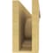 Ekena Millwork 6"W x 36"D x 12"H Thin Emerson Rough Cedar Woodgrain TimberThane Corbel, Primed Tan CORUR06X36X12EMRRCPR - alternate 2